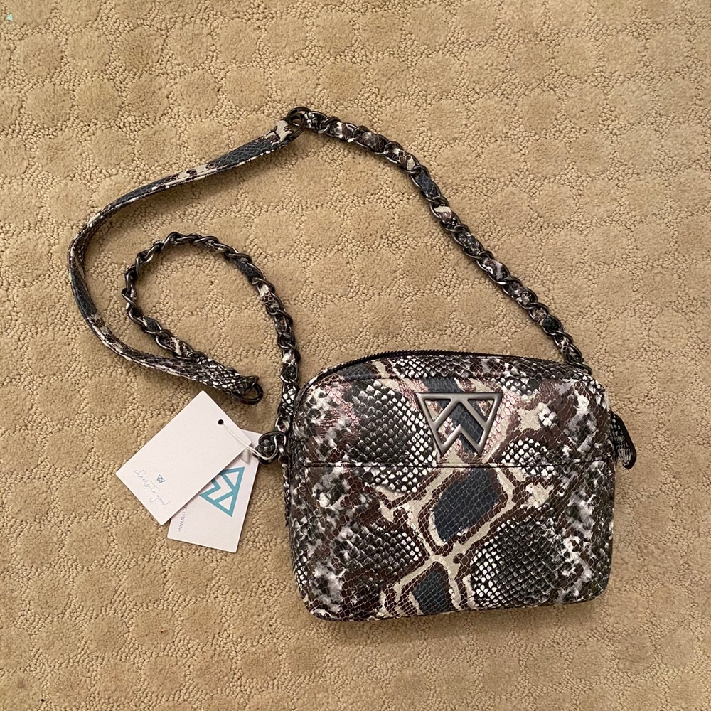 Kelly Wynne Mingle Mingle Mini black python